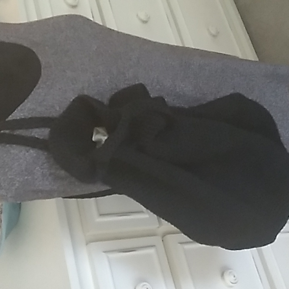 The Sak Happy and Free Black crocheted bag, tote, backpack